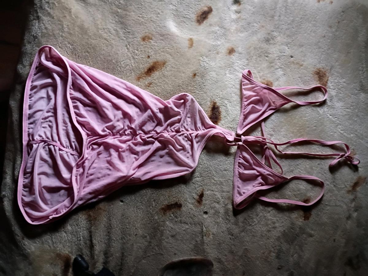 A Nice Womens Sexy Light Pink Unique Lingerie Outfit