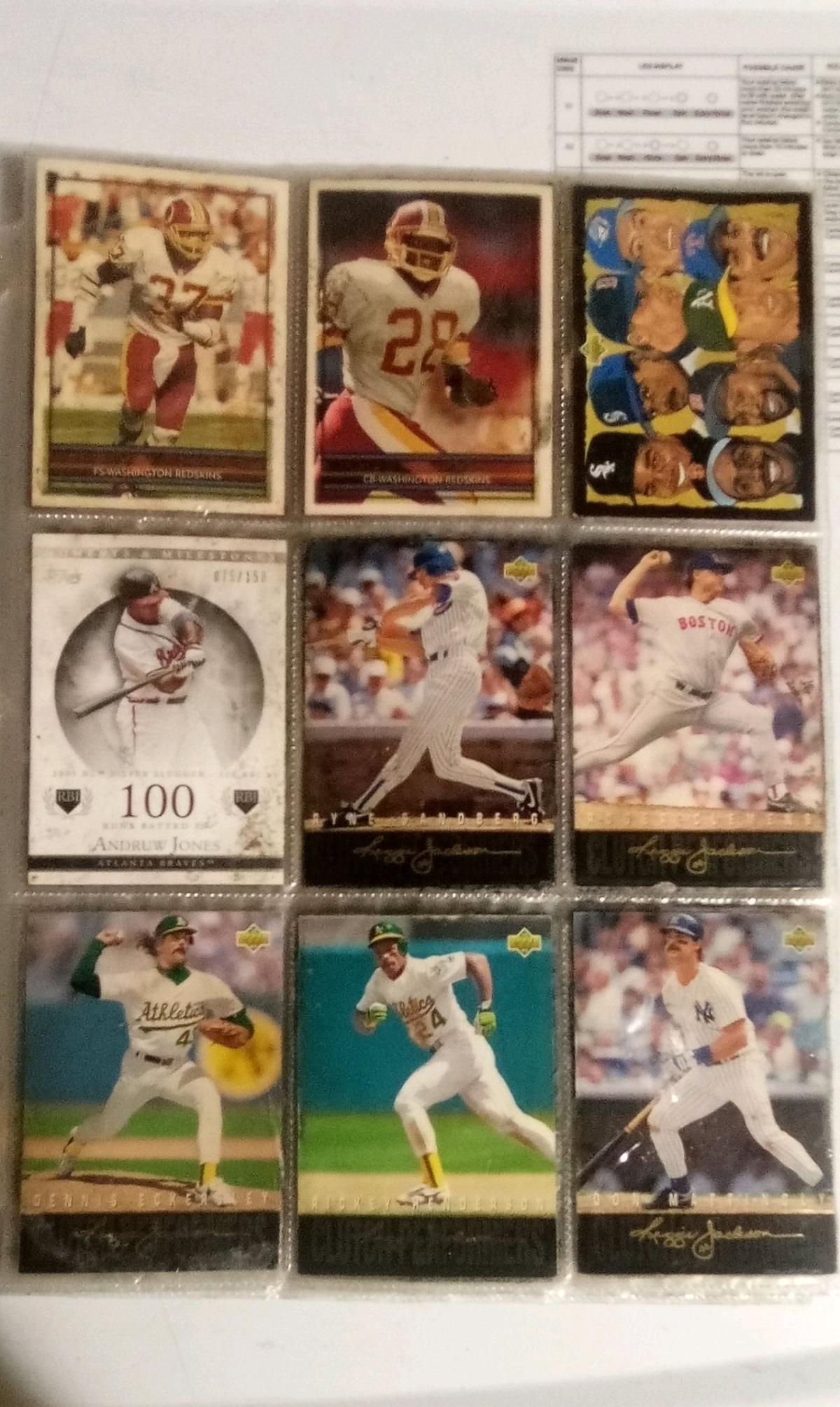 Baseball cards