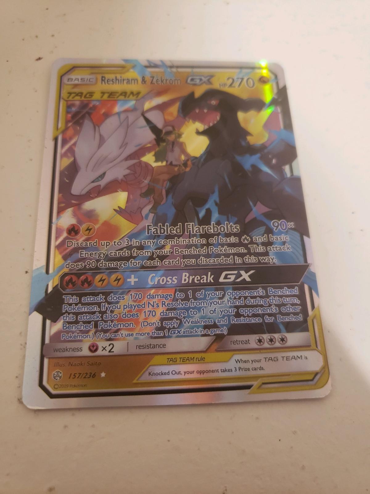 Pokemon  Reshiram vs Zekrom GX