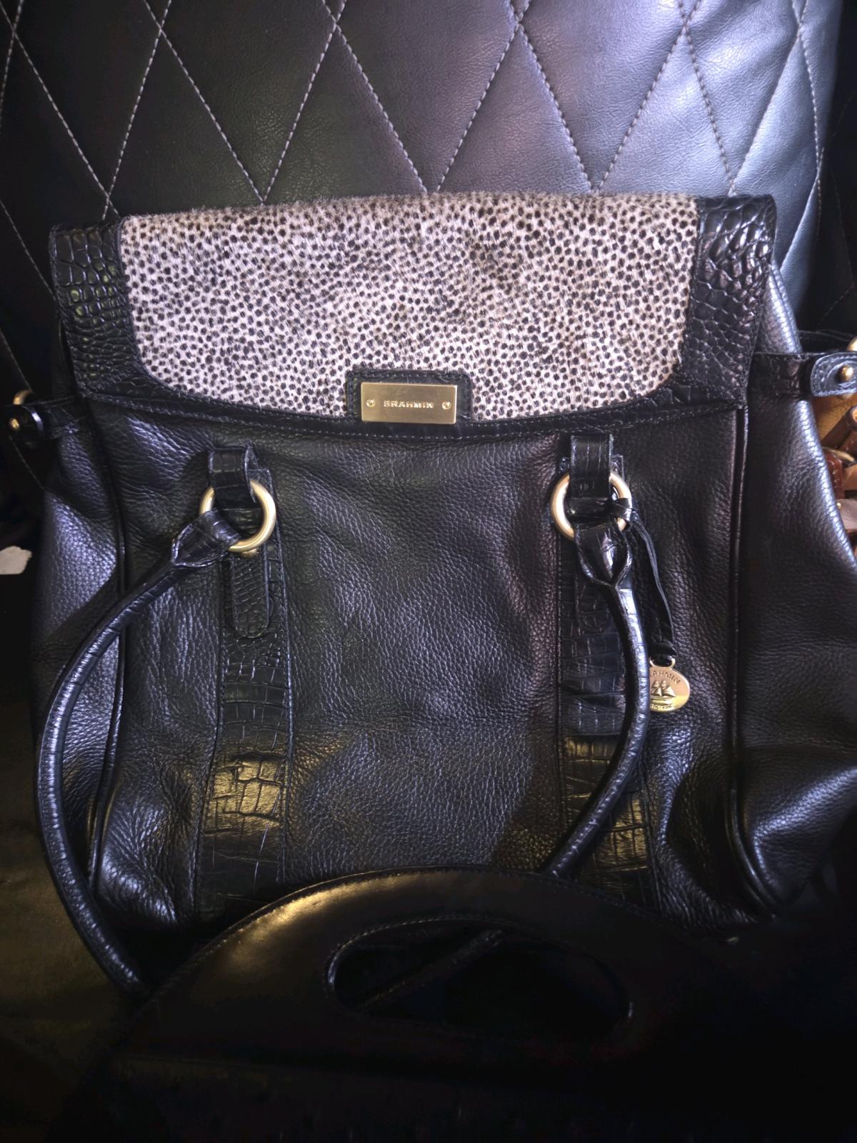 leather used name brand purses