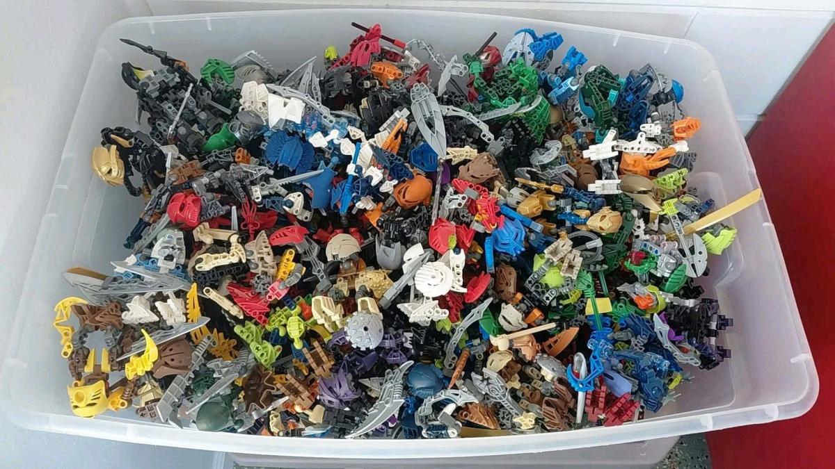 Transformers and Lego Bionicle figures