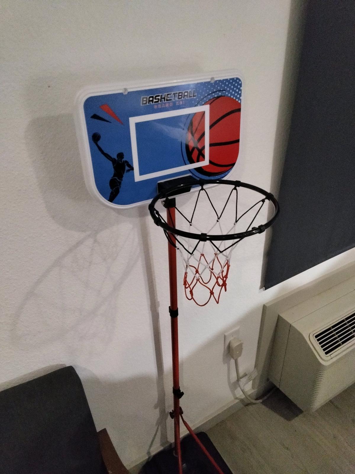 Kids basketball goal with net shoot hoops