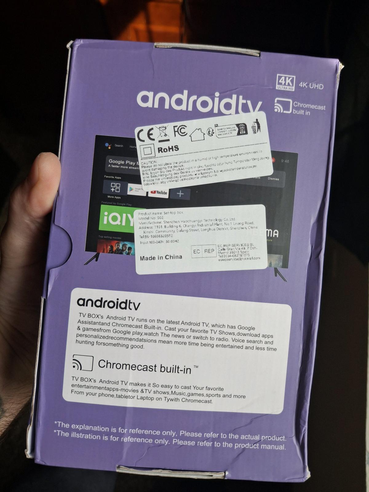 Android TV Box with all the best channels movies series free