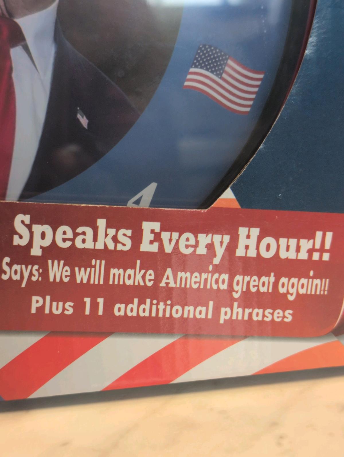 Donald Trump clock