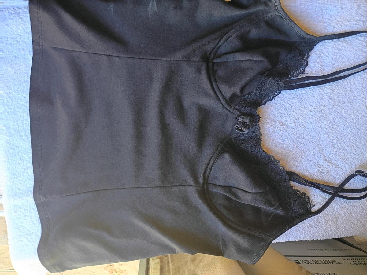A Nice Womens Sexy Black Spaghetti Strap Tank Top