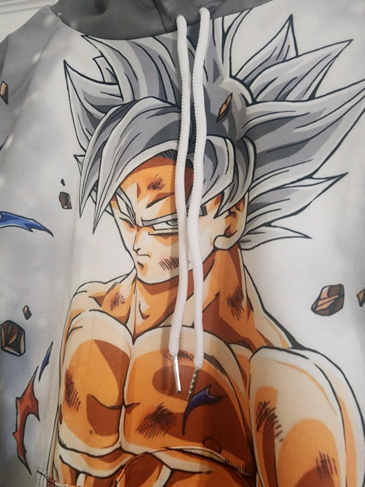 Son Goku in his silverhaired Ultra Instinct