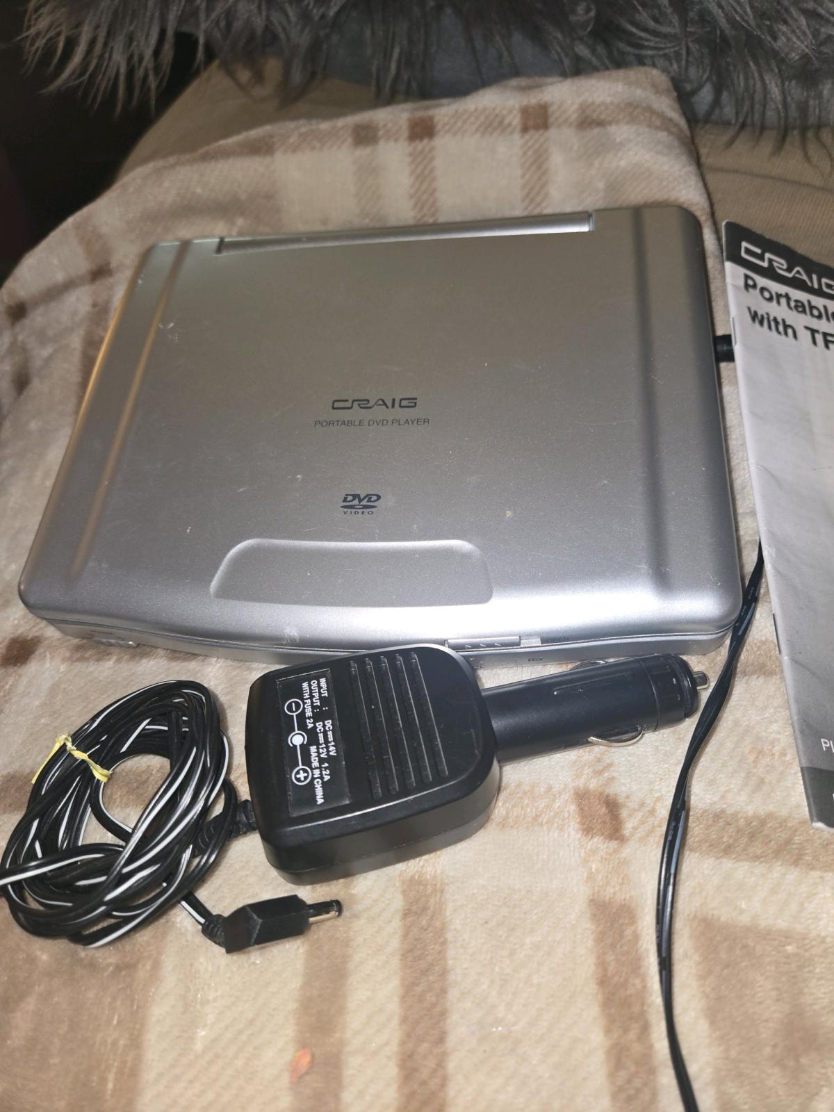 Craig CTFT701 Portable DVD Player