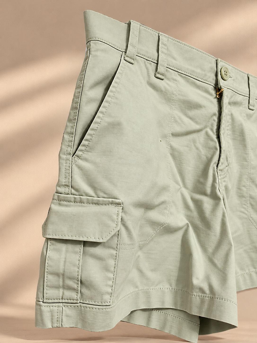 Short Cargo Lee para Mujer Color Pistacho