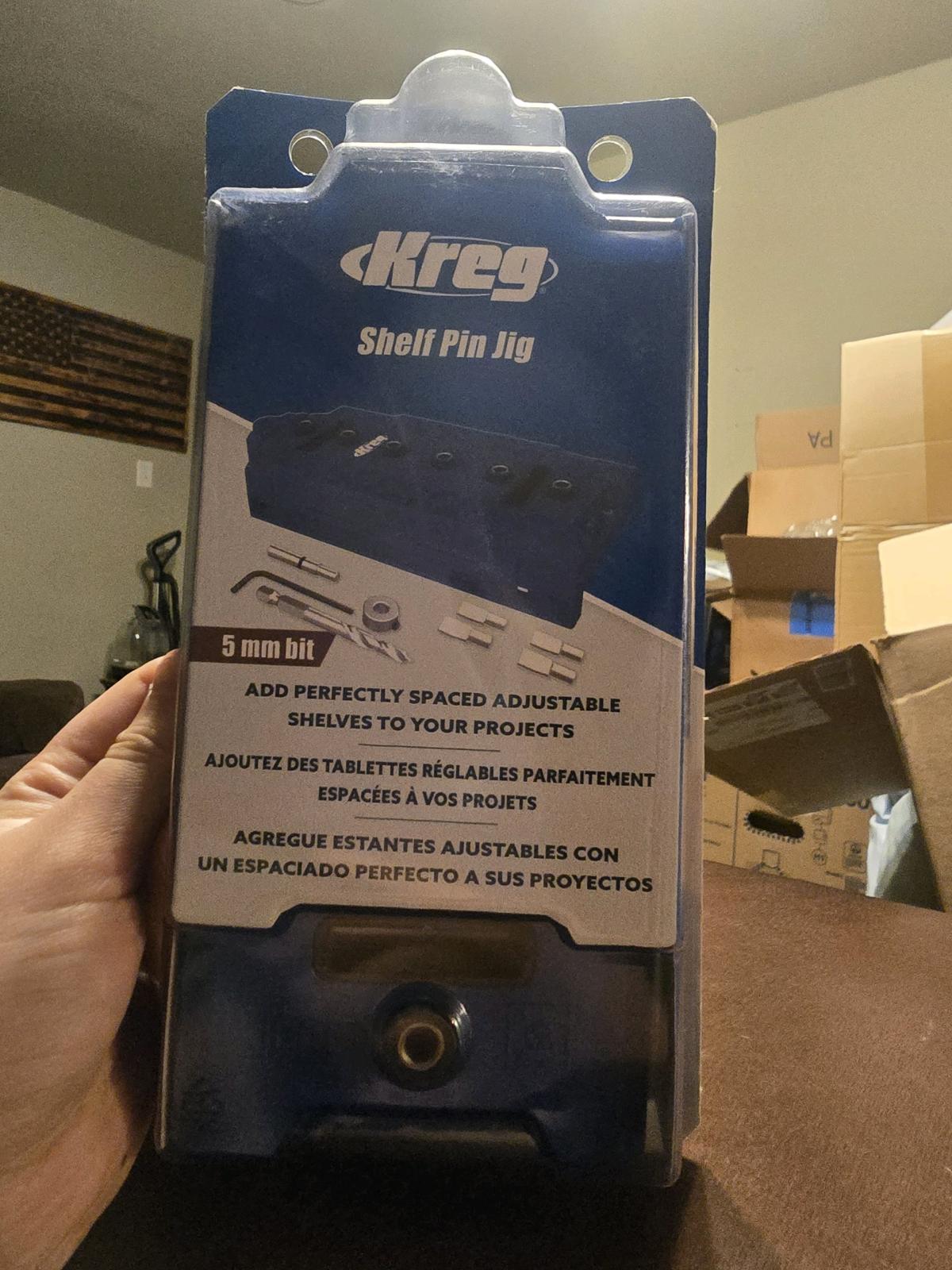 Brand New Kreg 5mm Shelf Pin Jig KMA3232