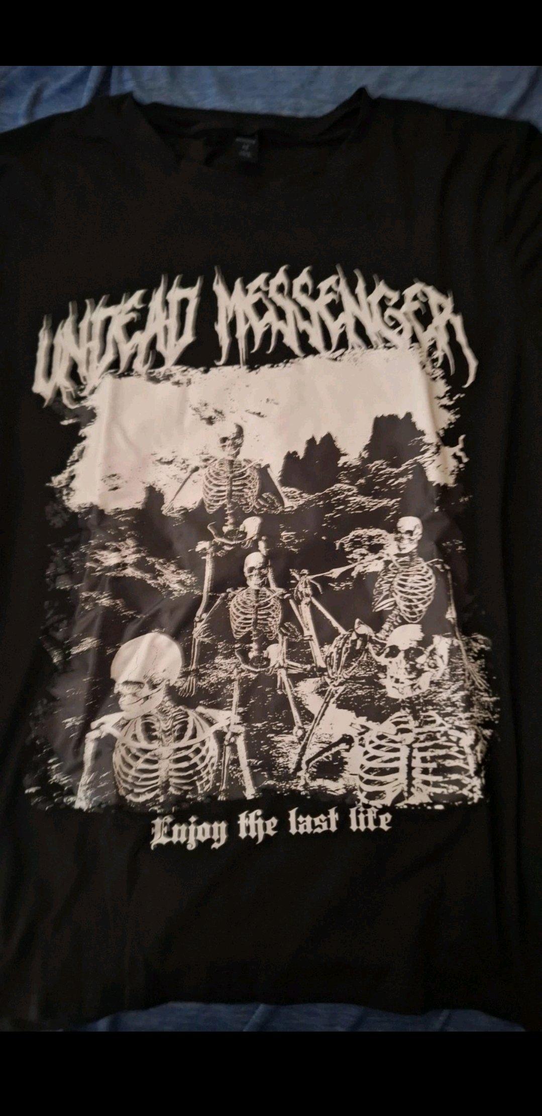 undead messenger skeleton shirt