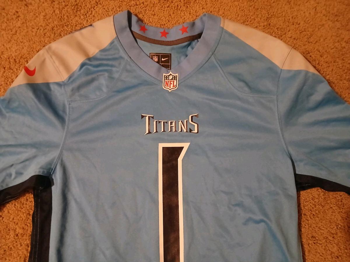 Mens Nike Cameron Ward Light Blue TennesseeTitans NFL Jersey