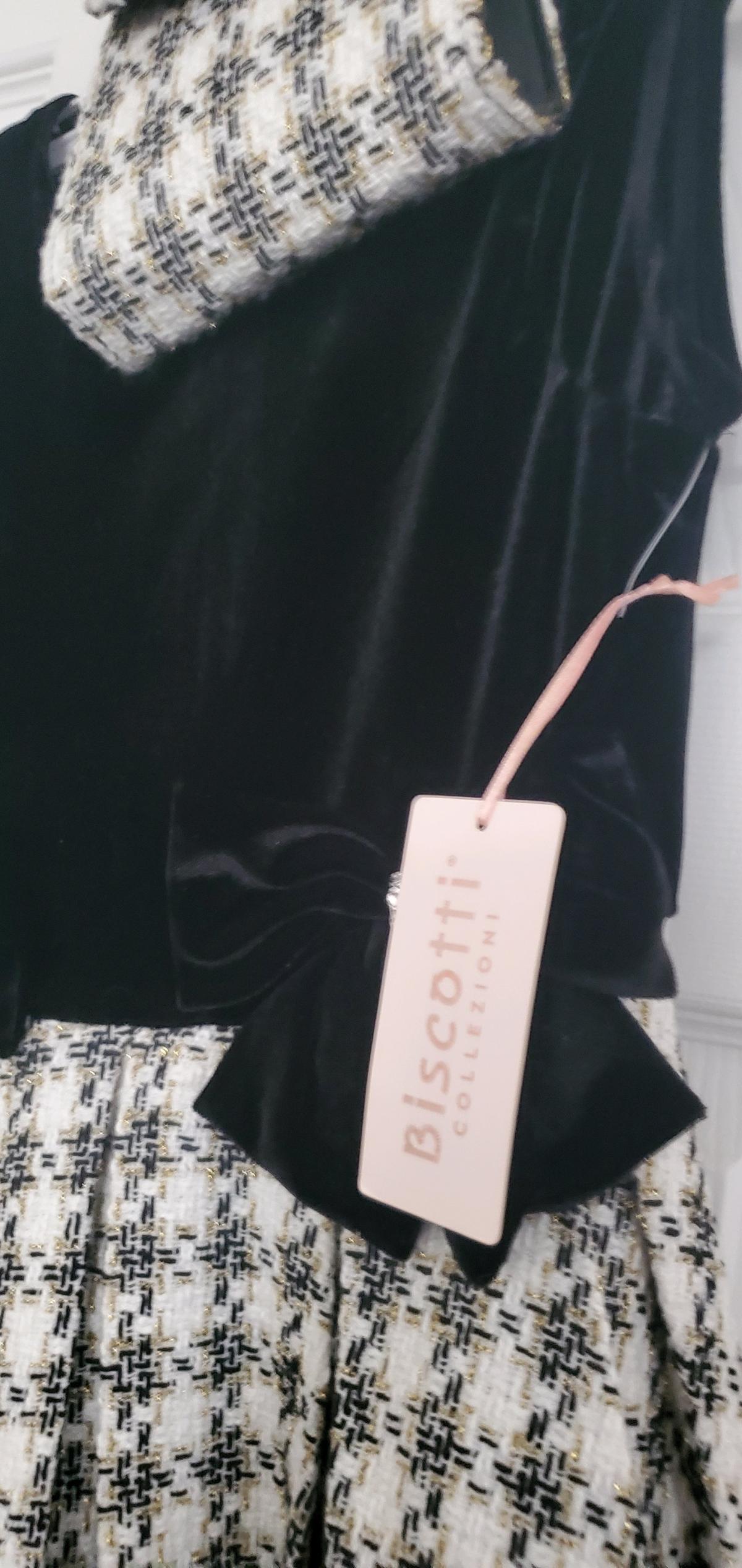 Biscotti Collezioni Dress with Matching Purse Size 10