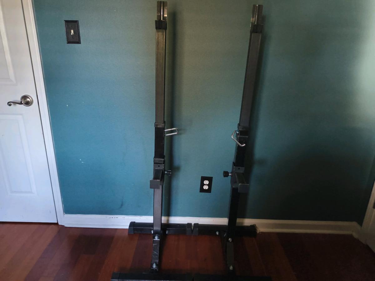 Adjustable Bench and Squat Barbell Rack