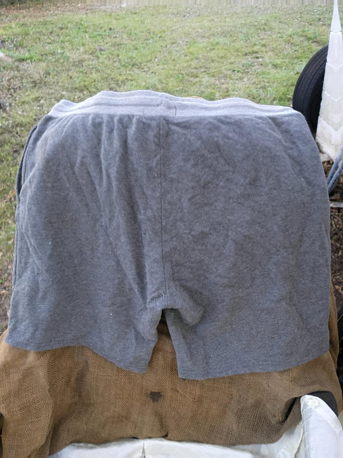 A Mens Grey Pair of Grey Shorts