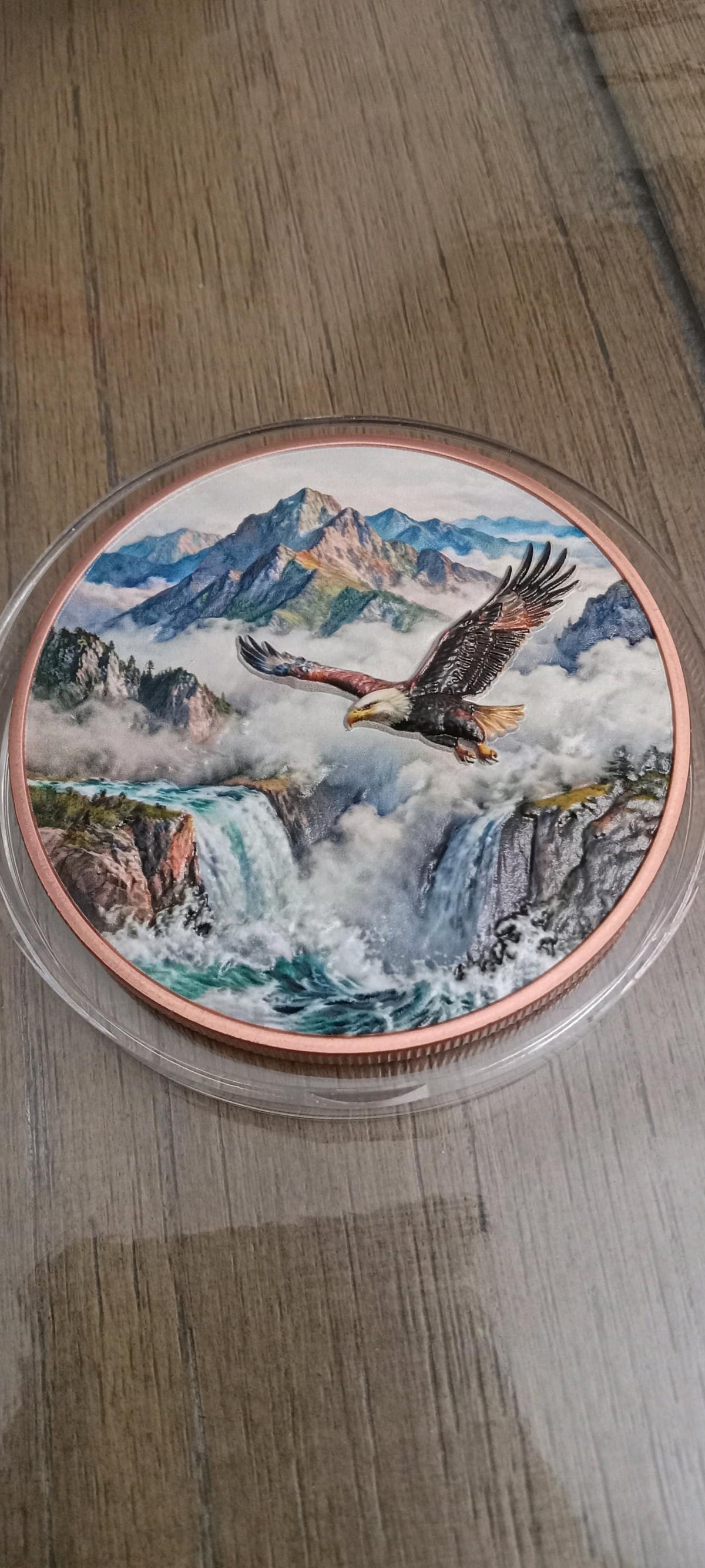 5 Oz AVDP Copper Round Eagle USA