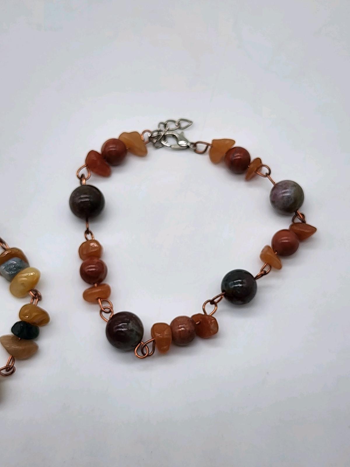 set of stone bracelets