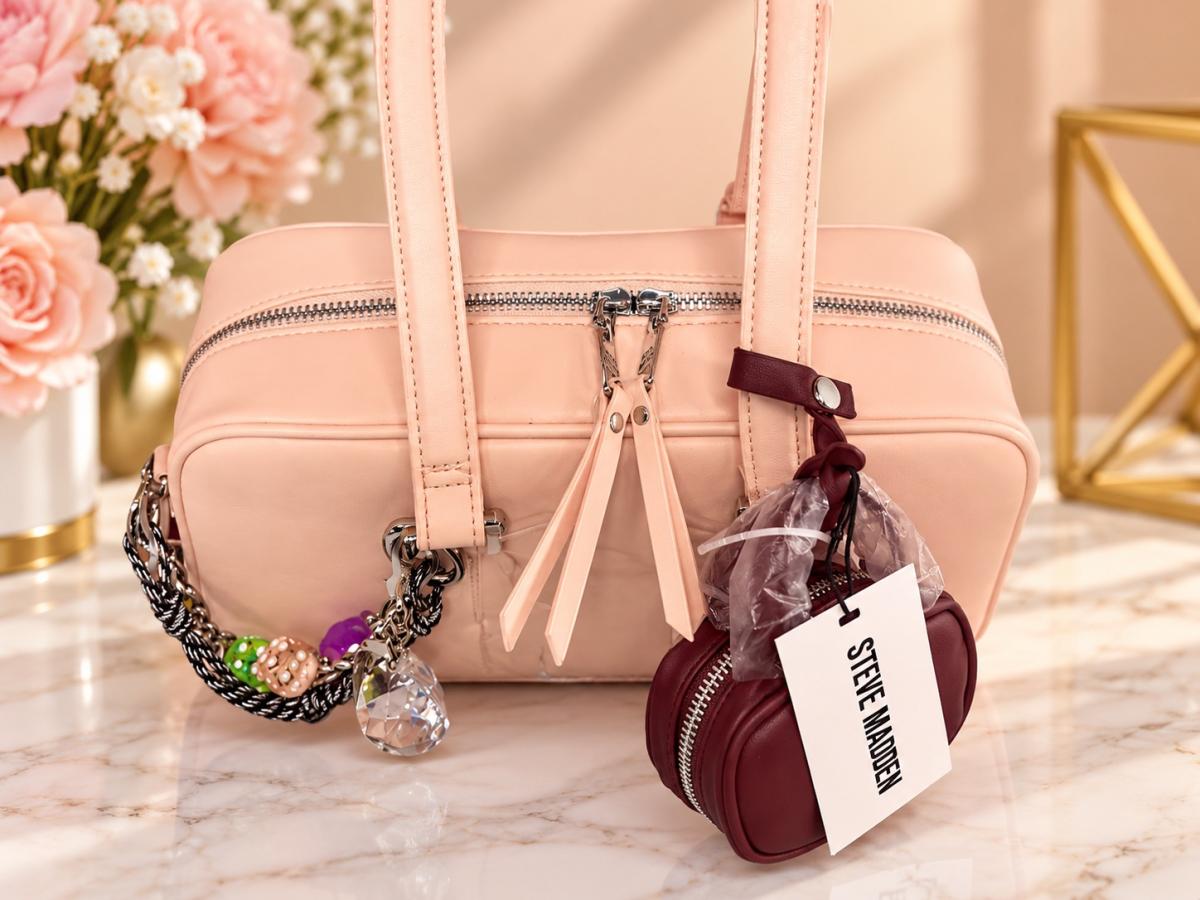Bolsa Steve Madden Rosa Elegante para Mujer