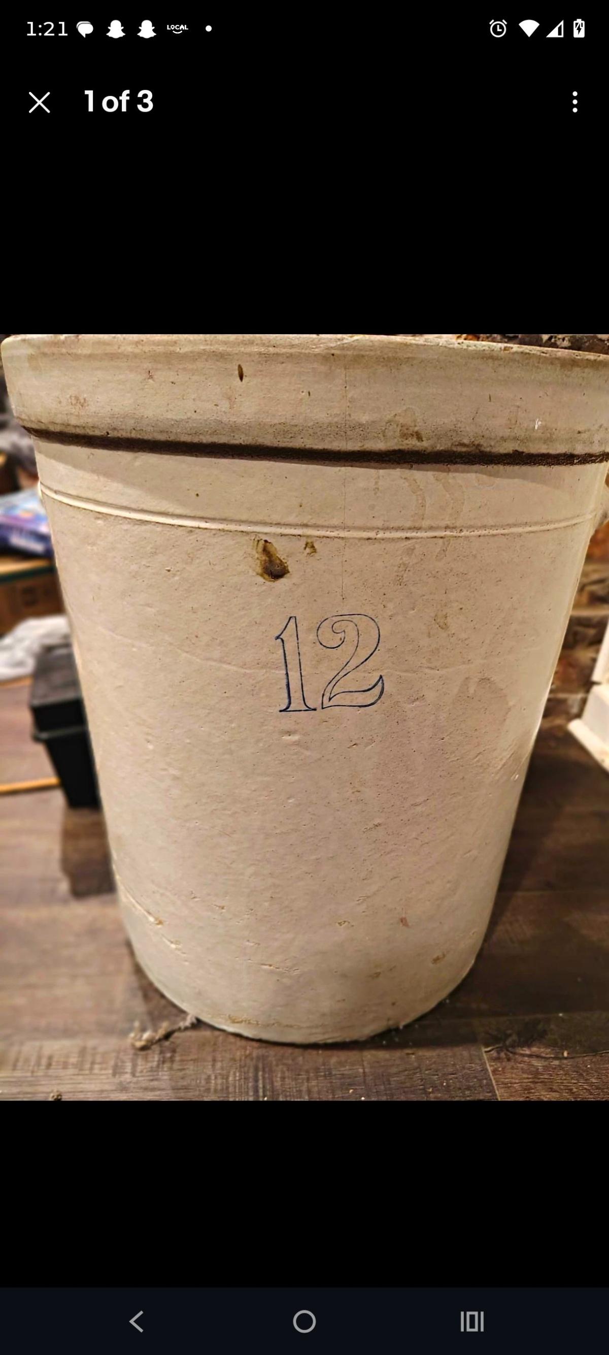 12 gallon crock