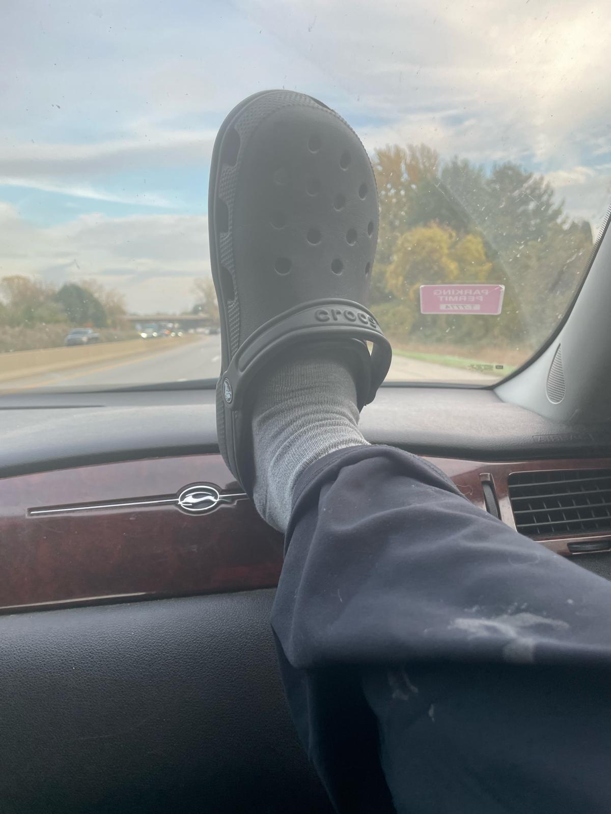 black crocs