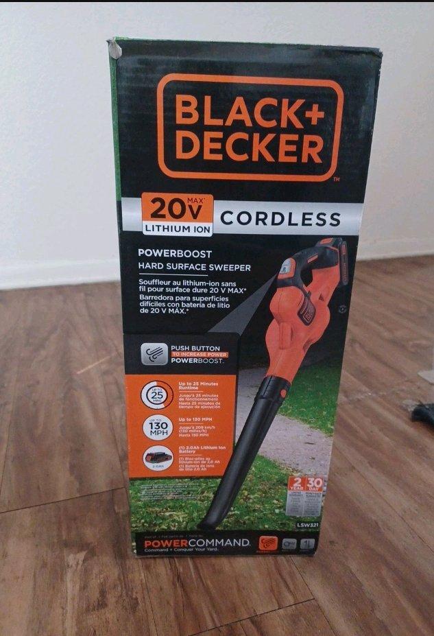 Black Decker Cordless Hard Surface Blower