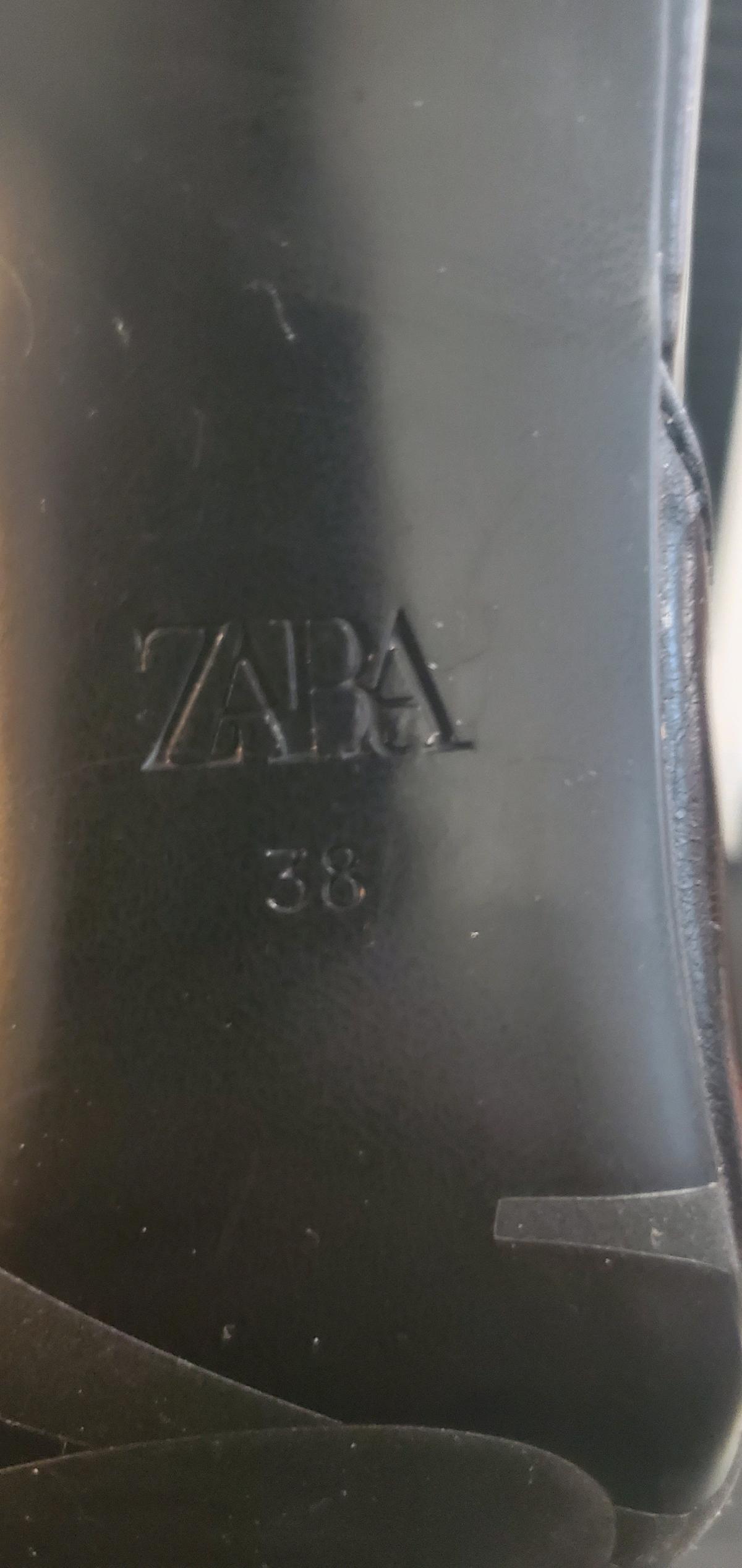 Zara Black Pointed Mules