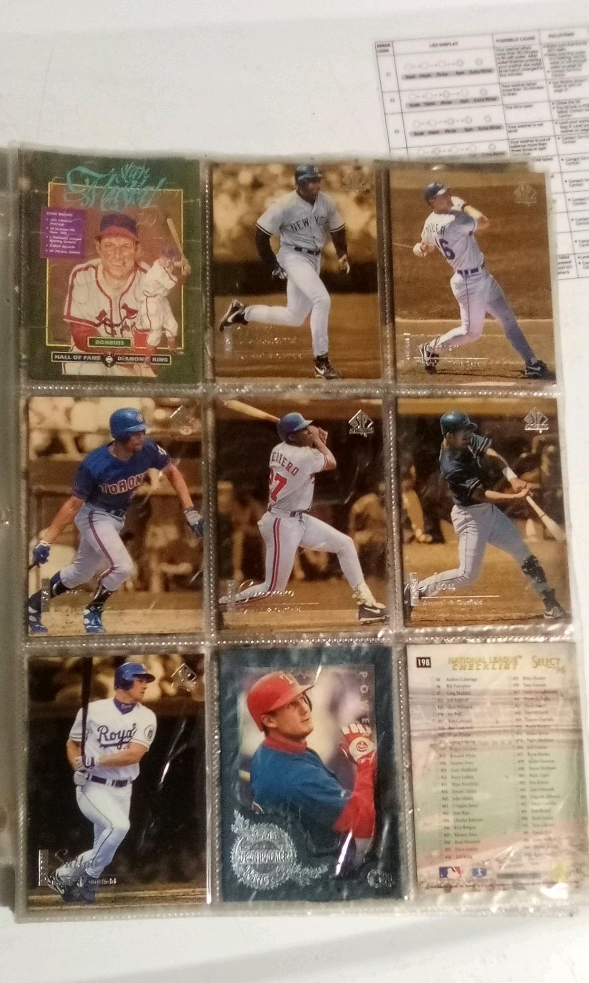 Baseball cards