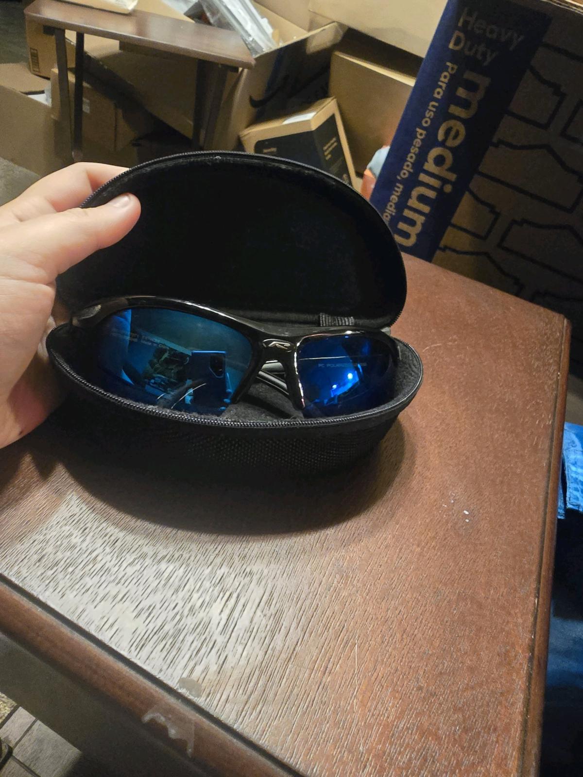 Renegade Polarized Fishing Sunglasses Gloss Black AntiGlare