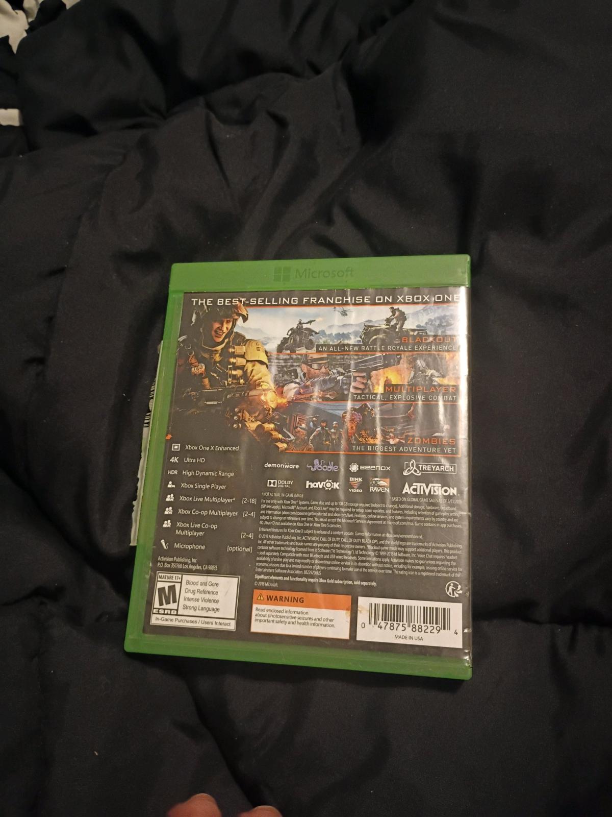 XBOX ONE CALL OF DUTY