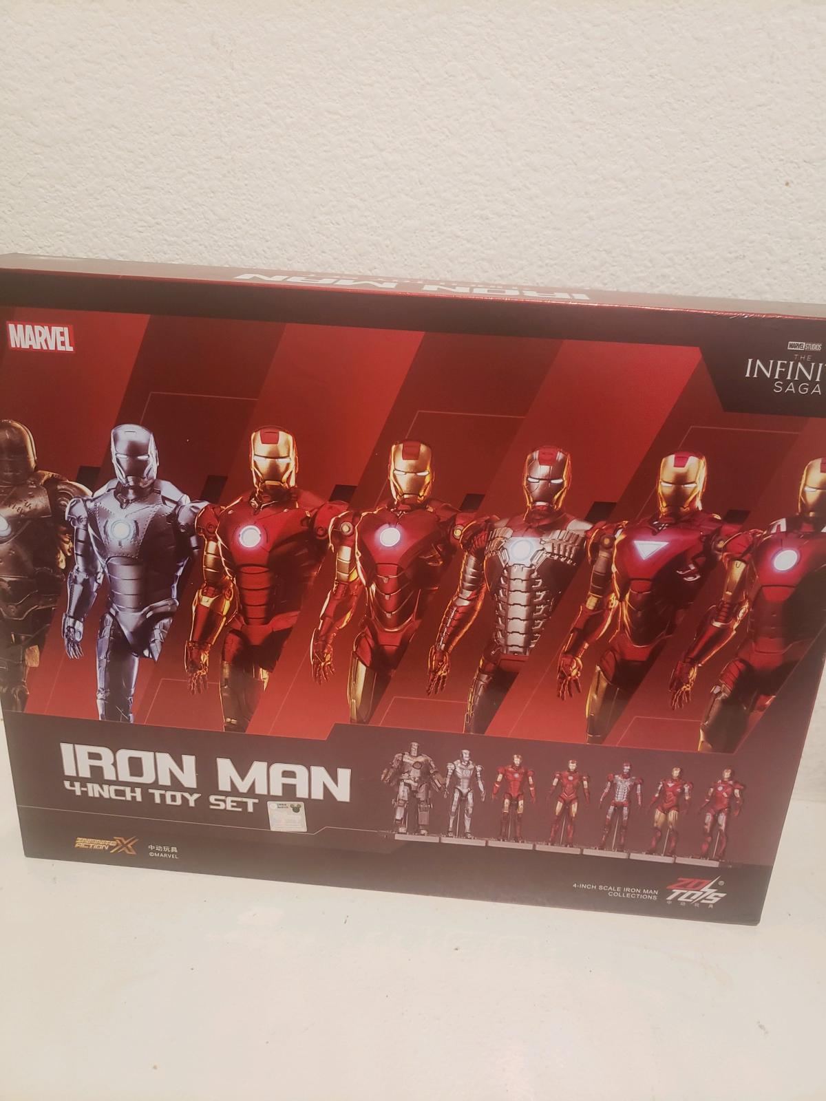 marvel studios infinity saga iron man 4  inch toy ser