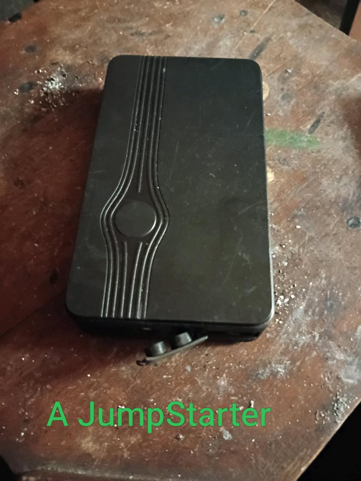 A Black Jumpstart Electric Box