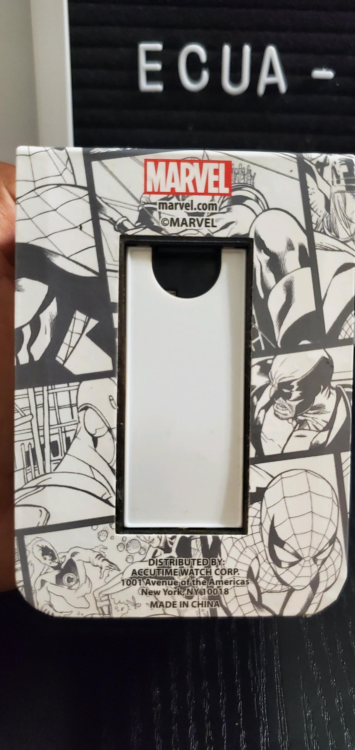 Marvel Comics Character Analog Watch run out battery