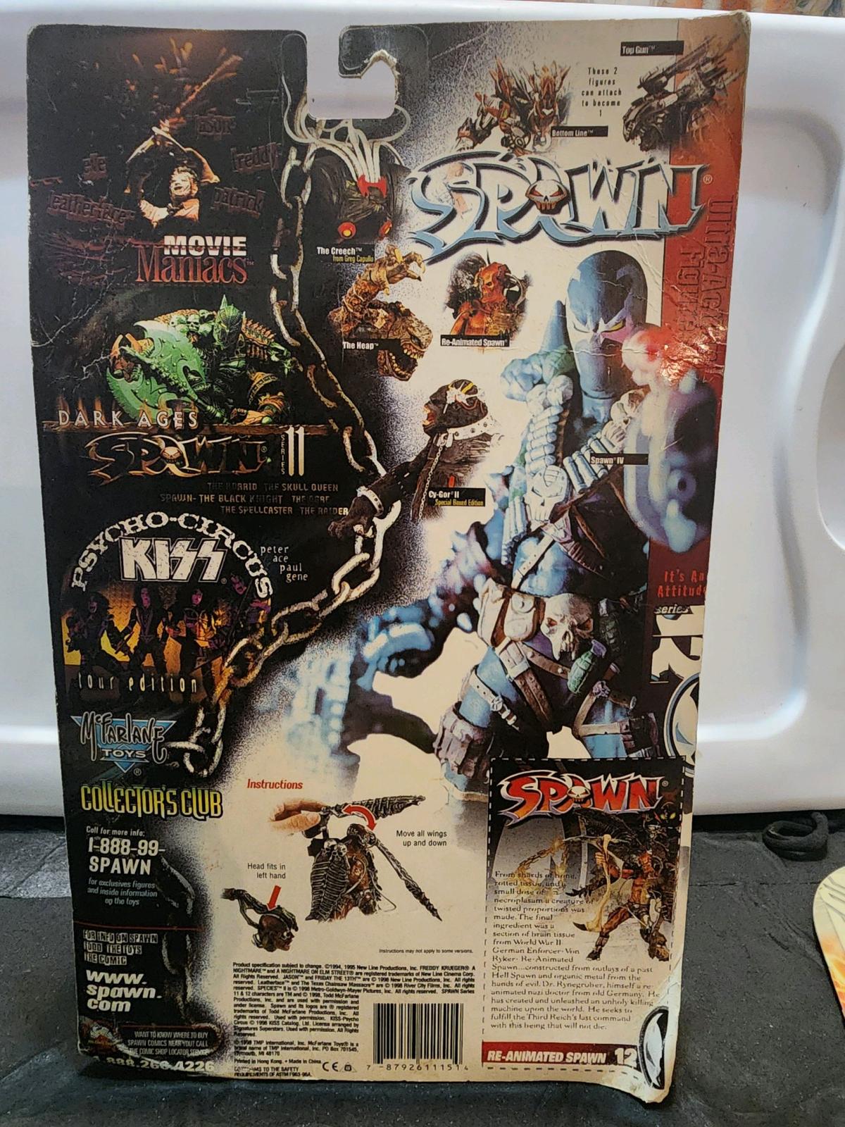1998 Todd McFarlanes Spawn Series 12 ReAnimated Spawn actio