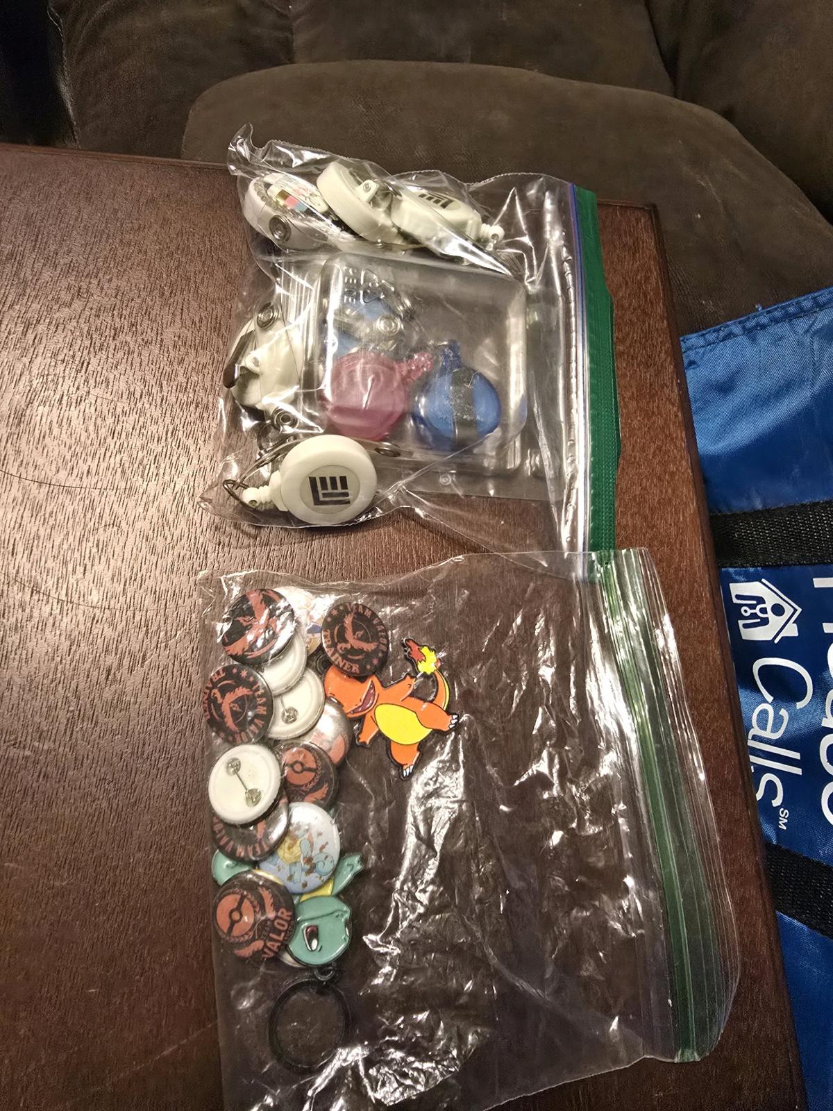 Pokmon Pins  Retractable Badge Reel Lot