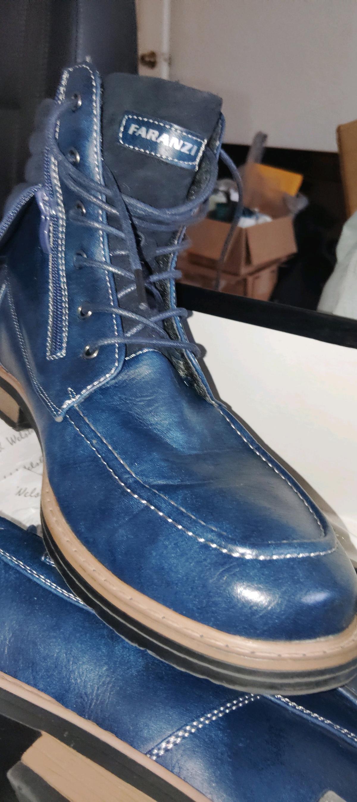 Mens Blue Tod Welsh Shoes