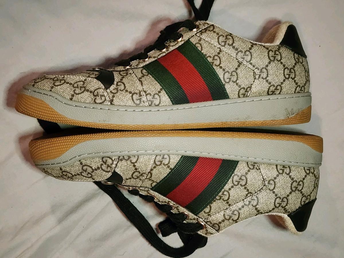 mens gg cross grain gucci shoes size 7