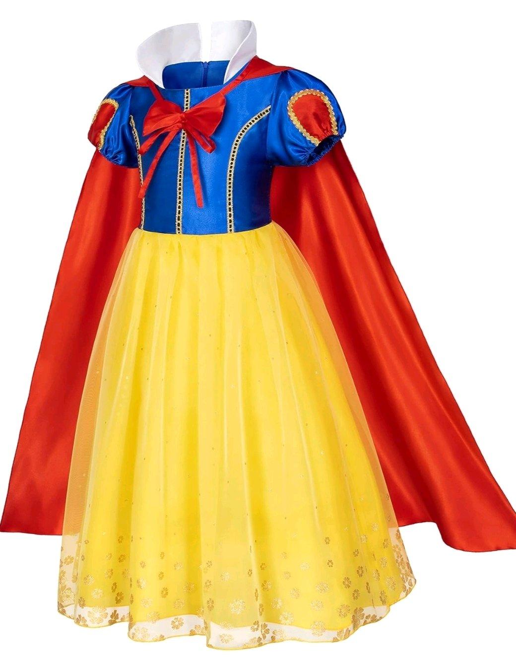 Snow Whiteinspired childrens costume dess Zize 7 to 10