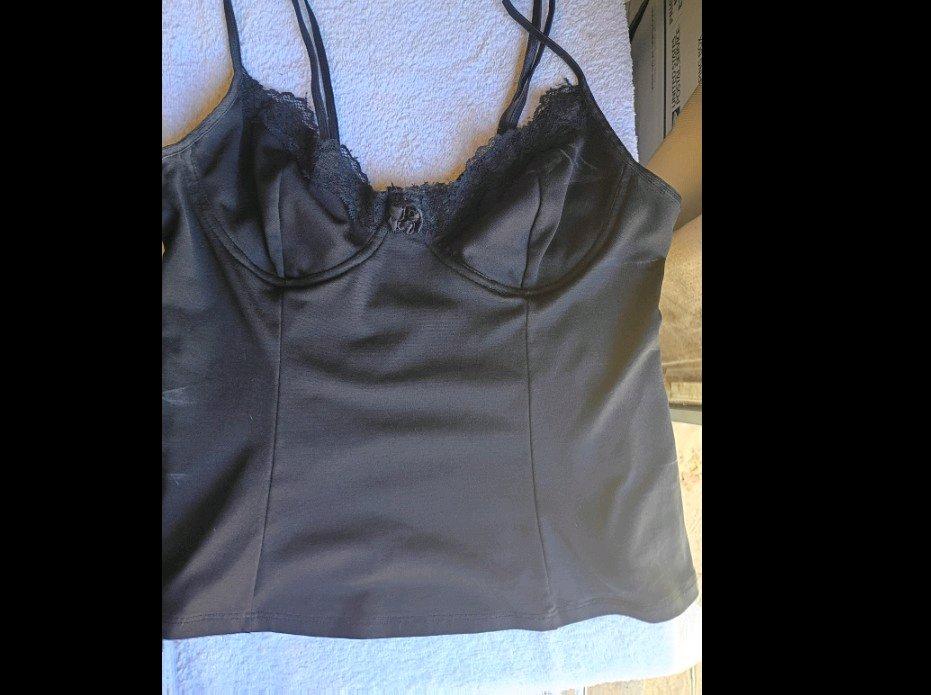 A Nice Womens Sexy Black Spaghetti Strap Tank Top