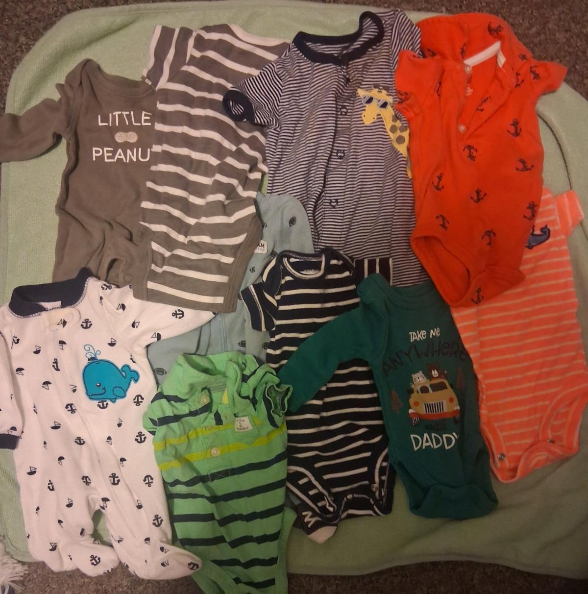 newborn boy clothes mint condition