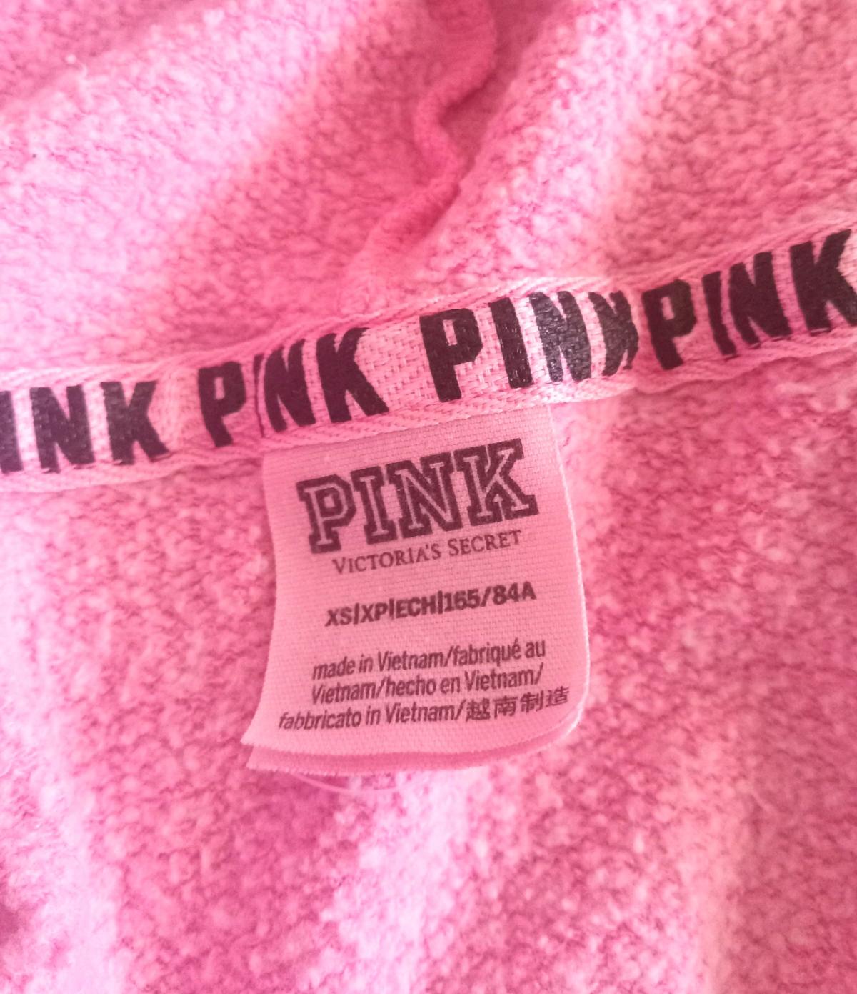 Victorias Secret PINK Campus Hoodie Surfer Hot Pink XS