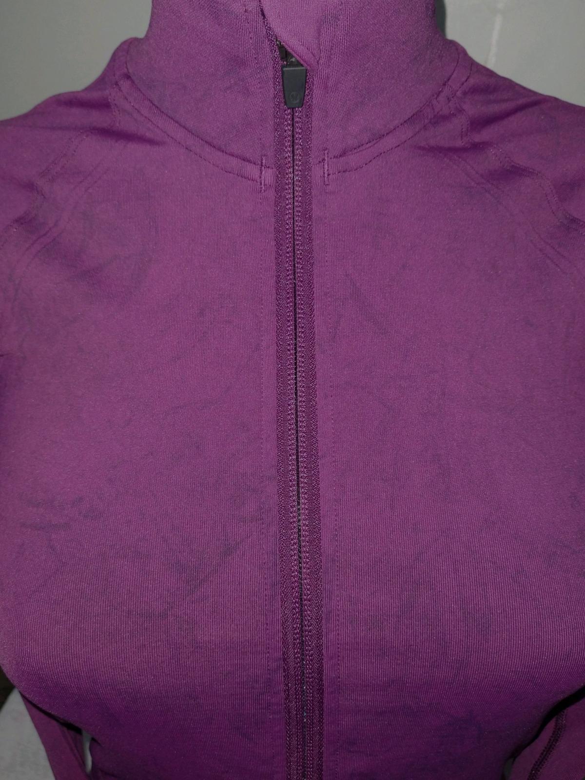 Lululemon Define Burgundy Athletic Jacket Size Small 2