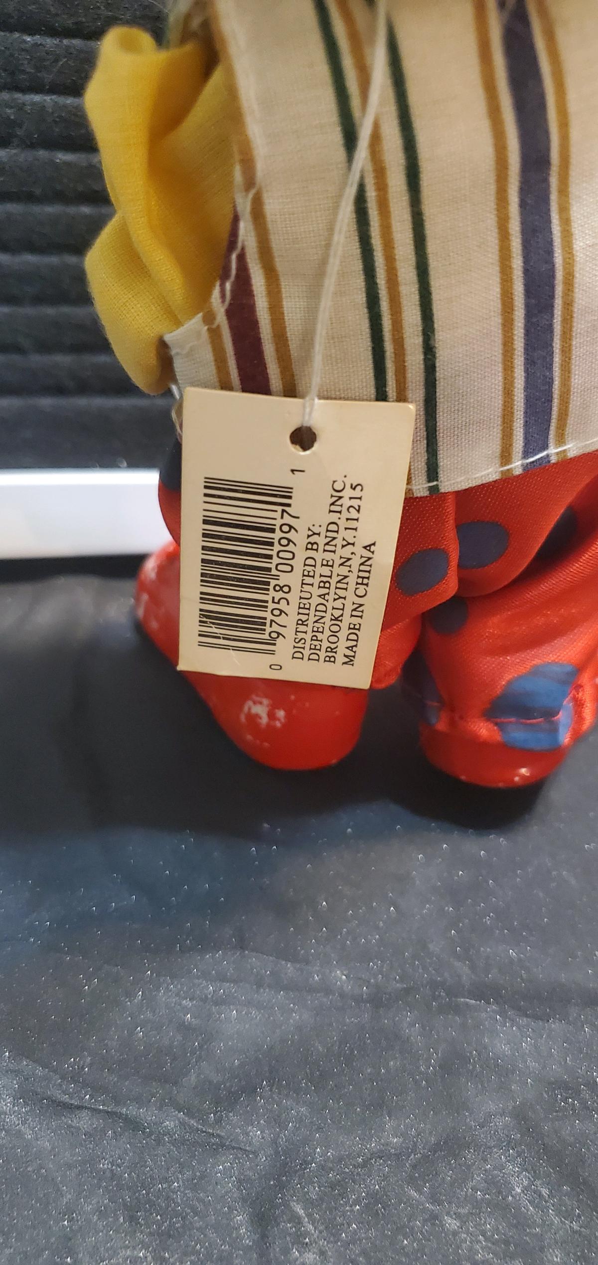 Vintage porcelainfaced clown