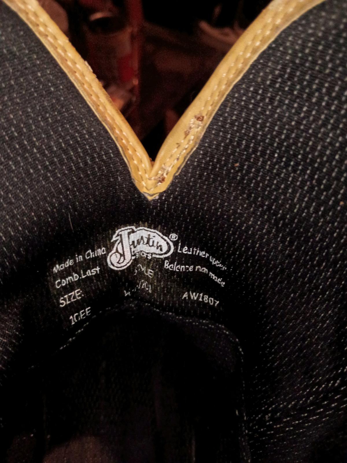 Justins work boots