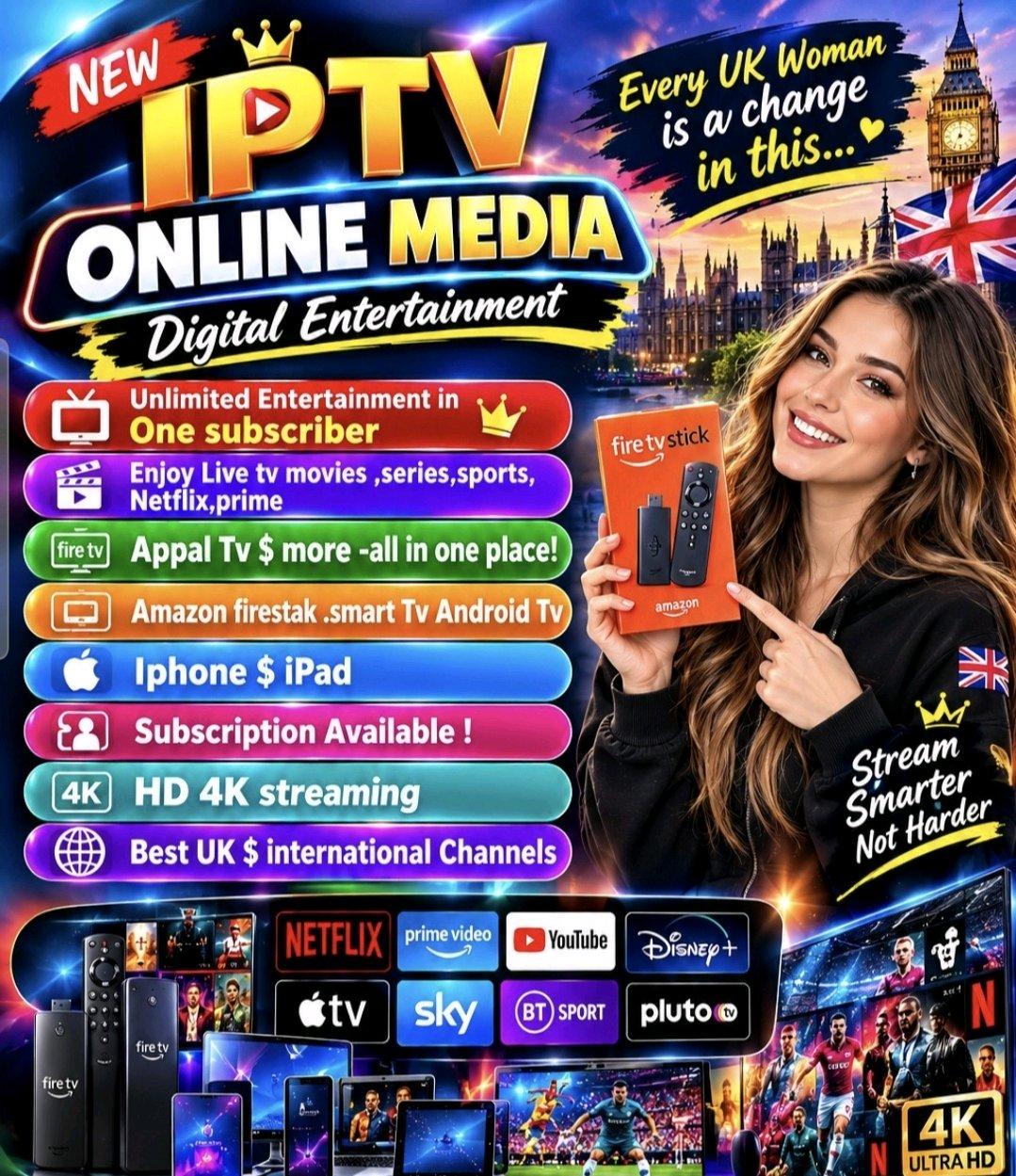 Movies Live Shows etc IPTV Services