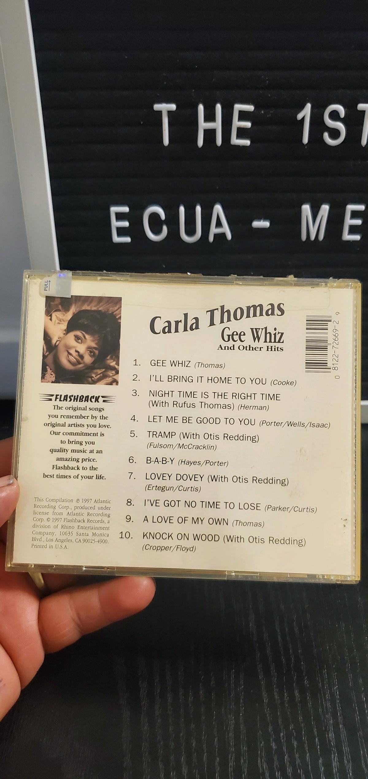 Carla Thomas Gee Whiz And Other Hits CD