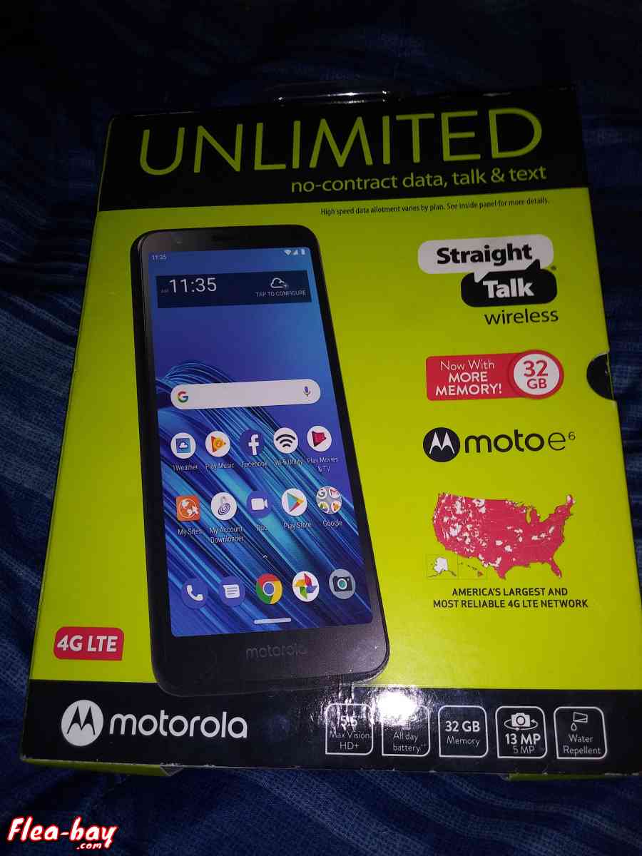 Motorola Moto E6 Straight Talk Smartphone
