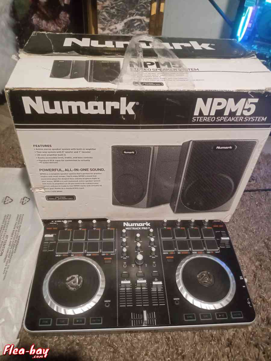Numark dj mixtrack pro 2/ and Numark NPM5 SPEARKERS