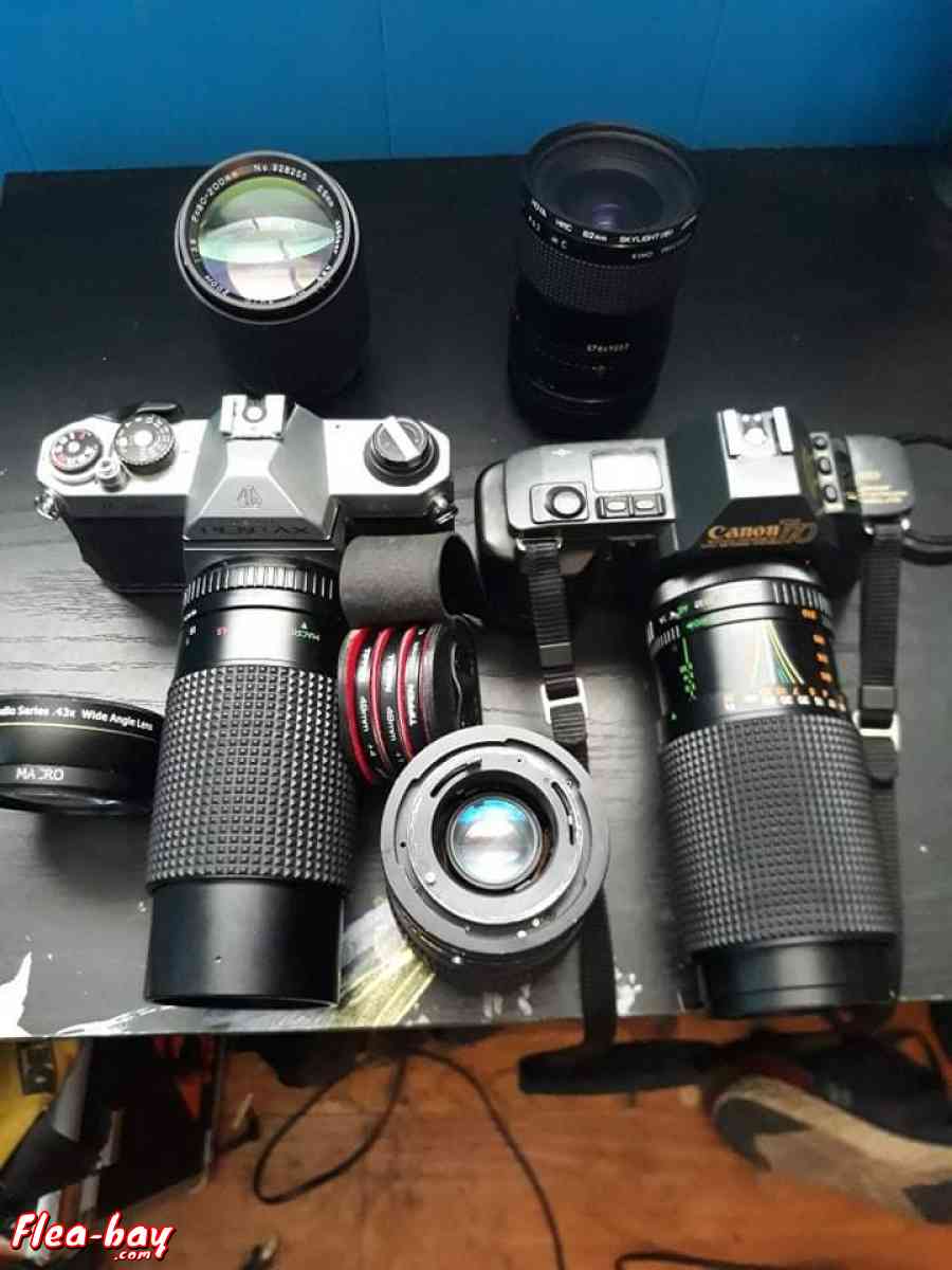 Canon and Pentax Cameras