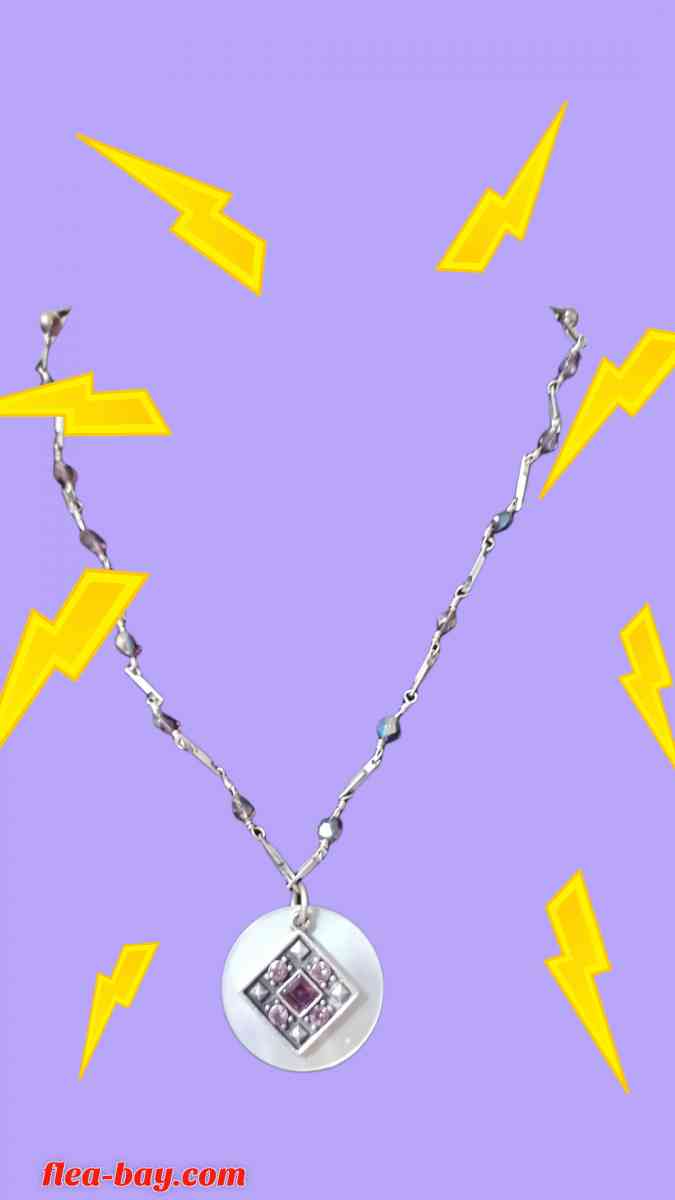 purple beaded necklace