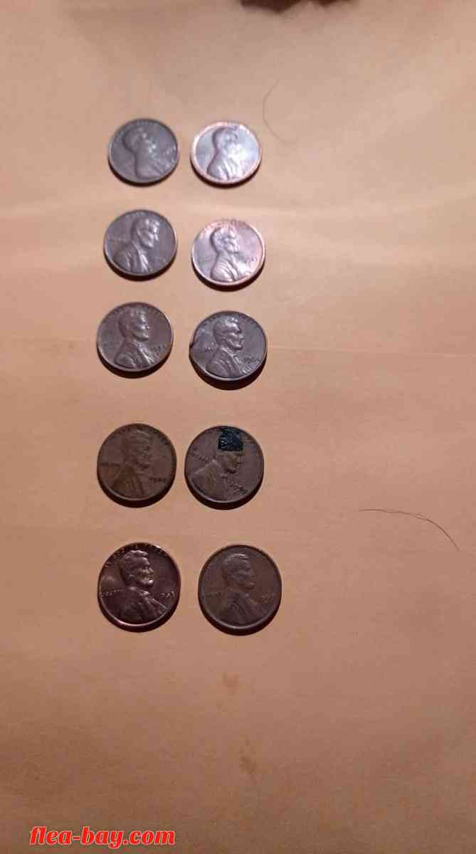 old n misprint pennys