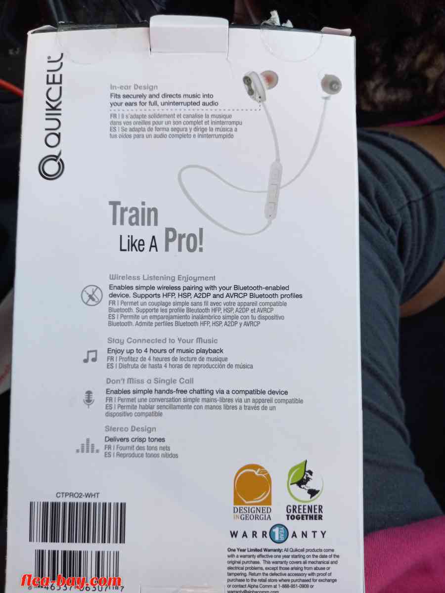 quikcell cross trainer pro 2 Bluetooth headset